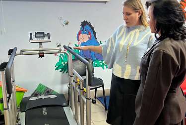 Елена Афанасова посетила реабилитационный центр «Потенциал плюс» 